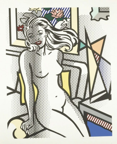 Nude with Yellow Pillow by Roy Lichtenstein