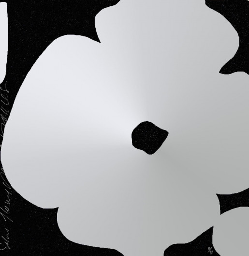 Donald Sultan, Silver Flowers, March 5, 2011, 2011