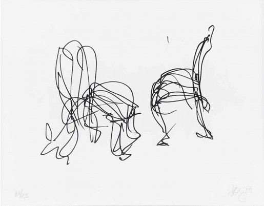 Frank Gehry, Sitonme (from: Artists for Obama Portfolio), 2008