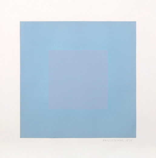 Richard Anuszkiewicz, Winter Suite (Light Blue with Blue), 1979