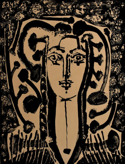 Modern Style Bust (Francoise) by Pablo Picasso