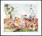 Color Etching with Brick Wall