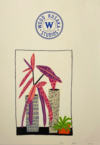 Jonas Wood, Notepad Doodle 3 (State II), 2018