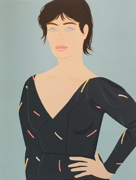 Alex Katz, Gray Dress (Laura), 1992