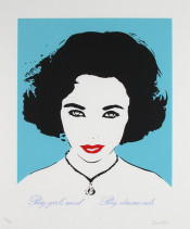 Big Girls Need Big Diamonds (Liz Taylor) Light Blue
