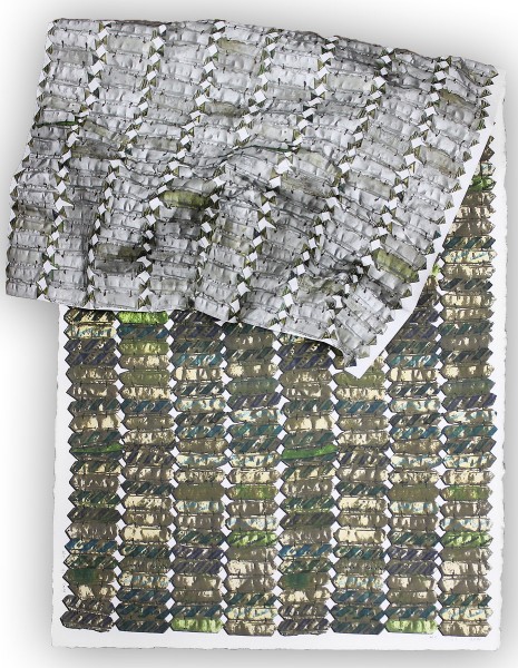 El Anatsui, Green variation, 2015
