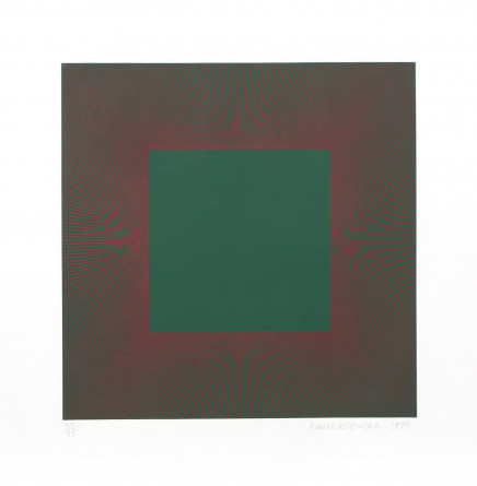 Autumn Suite (Green with Red) by Richard Anuszkiewicz