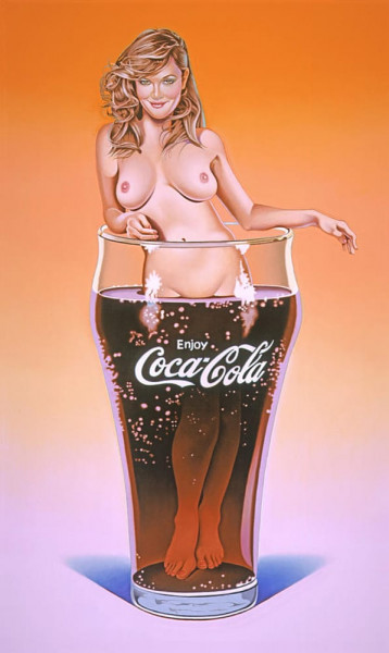 Mel Ramos, Lola Cola - The Pause That Refreshes #2, 2005
