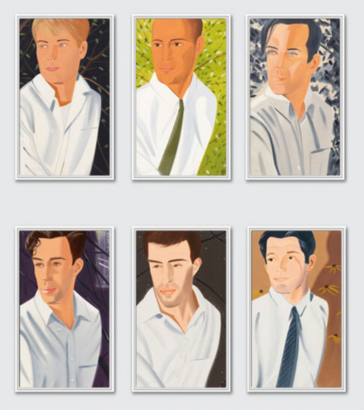 Alex Katz, White Shirts, 2021