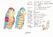 2 Genetically modified parrots