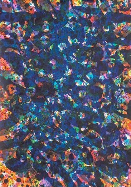 Sam Francis, Her Blue Deeps, 1972