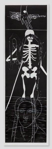 Mimmo Paladino, Atlantico VI (Skeleton), 1978