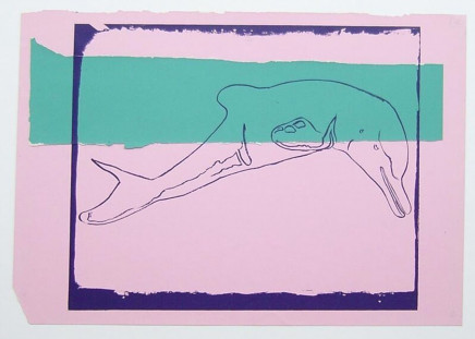 Vanishing Animals - La Plata River Dolphin by Andy Warhol