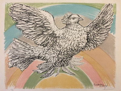 Le Colomb Volant by Pablo Picasso