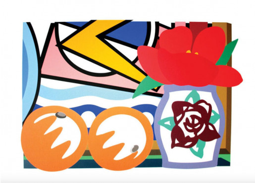 Tom Wesselmann, Still Life with Lichtenstein and Two Oranges, 1993