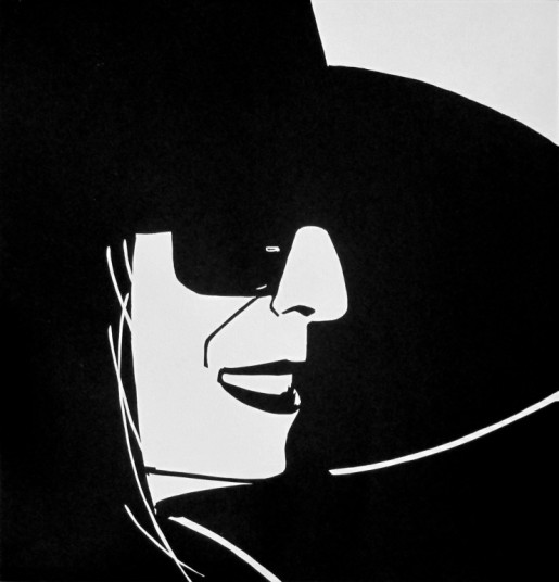 Alex Katz, Black Hat Ada, 2012