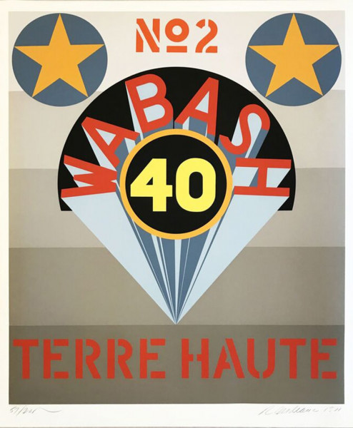 Robert Indiana, Decade (Terre Haute No.2), 1971