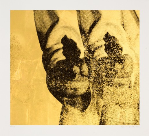 Gavin Turk, Double Gold Pop Gun, 2013