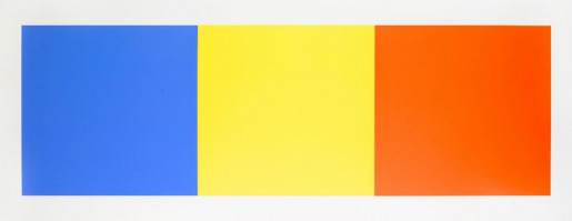 Ellsworth Kelly, Blue, Yellow, and Red Squares, 1970-1971