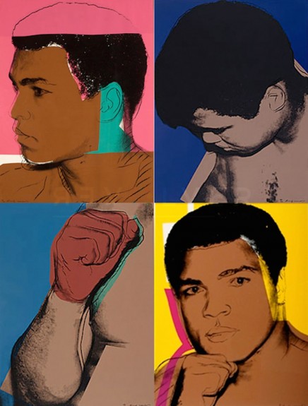 Muhammad Ali (FS II.179-182) by Andy Warhol
