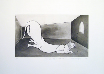 Champfleurette, the White cat by Louise Bourgeois
