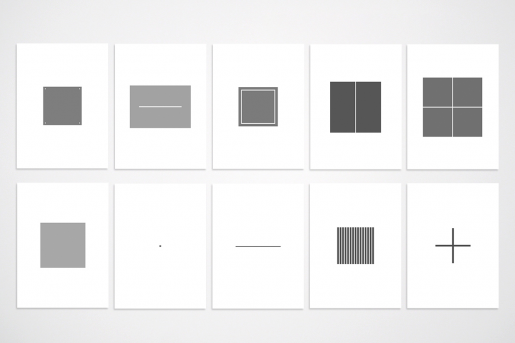 Alan Charlton, From a Square to a Triangle, 2017