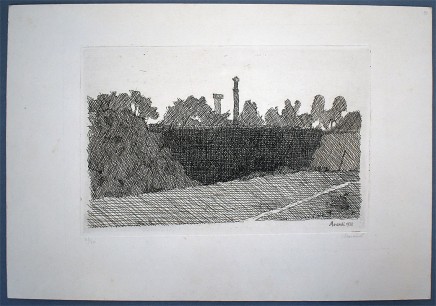 Veduta della Montagnola di Bologna by Giorgio Morandi