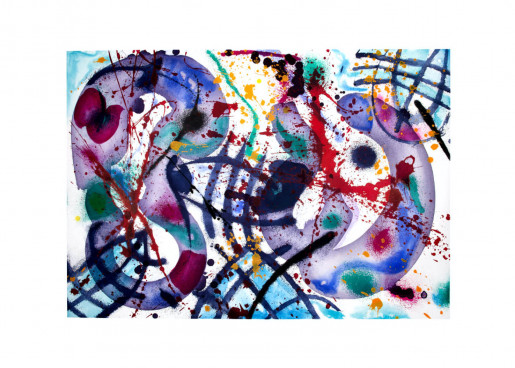 Sam Francis, Trietto 3 (SFE-076 RC), 1991