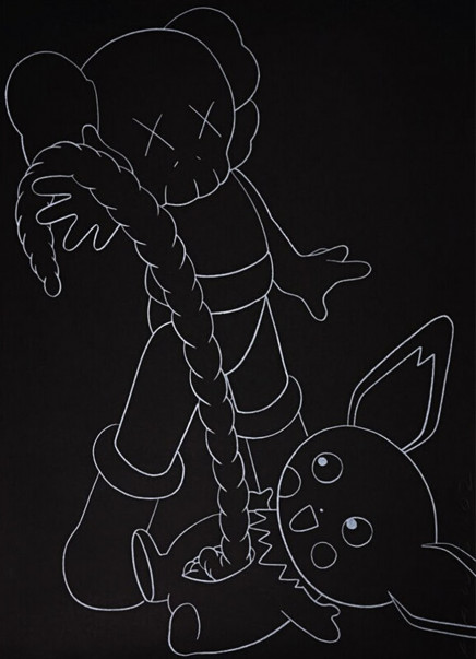 Companion vs Pikachu by KAWS