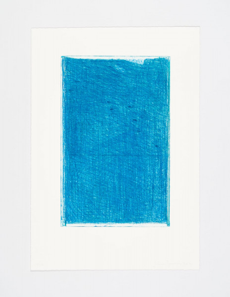 John Zurier, Blue-Green Softground, 2016