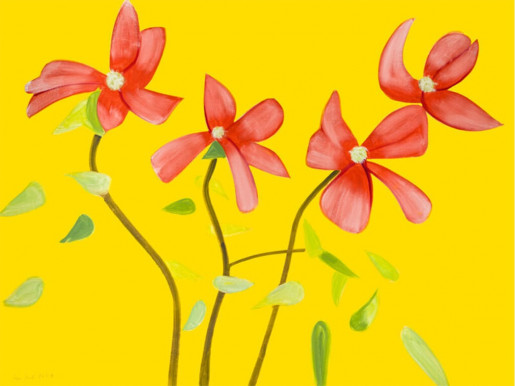 Alex Katz, Red Dogwood, 2021