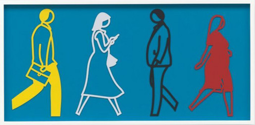 Julian Opie, Street 5, 2020