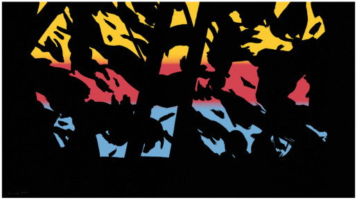 Alex Katz, Sunset 3, from Sunrise Sunset Portfolio, 35