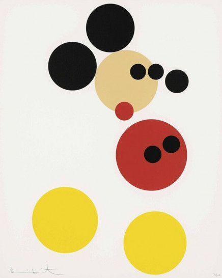 Spot Mickey by Damien Hirst