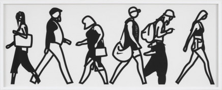 Walking in Melbourne 1 by Julian Opie