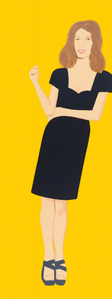 Alex Katz, Black Dress 2 (Cecily), 2015