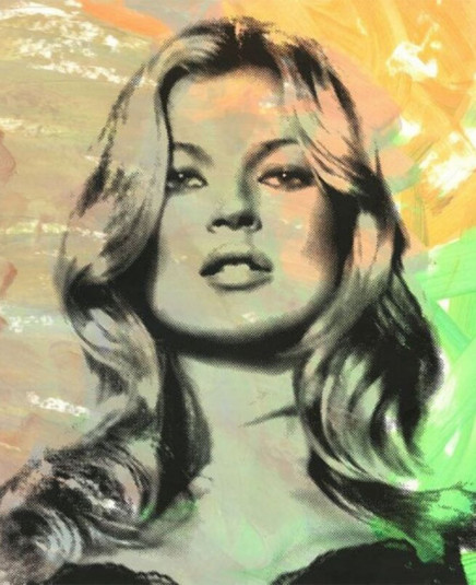 Cover Girl - Kate Moss by Mr. Brainwash