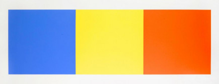 Blue, Yellow, and Red Squares by Ellsworth Kelly