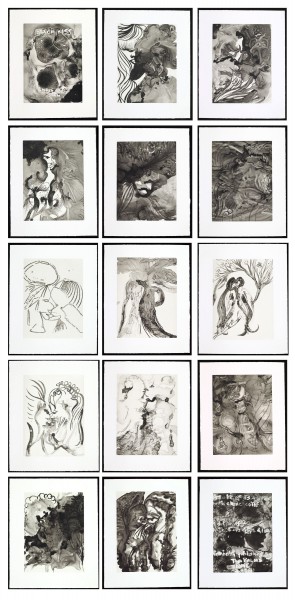Chris Ofili, Black Kiss, 2006