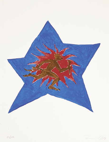 Jörg Immendorff, Untitled from the Portfolio “Kinderstern”, 1989