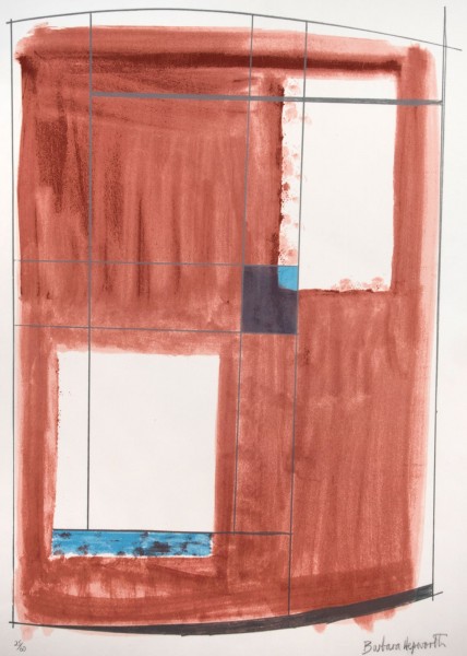 Barbara Hepworth, Rangatira II, from the Portfolio “Opposing Forms”, 1970