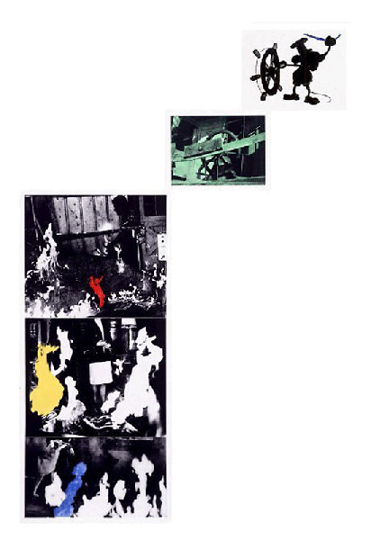 John Baldessari, Helmsman (With Various Fires), 1989-90