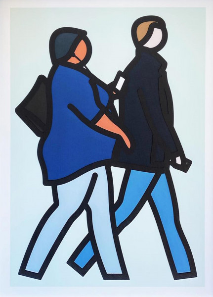 Julian Opie, New York Couple 2, 2019