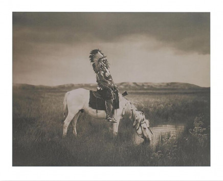 An Oasis in the Badlands by Edward Curtis