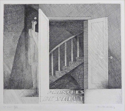 Frontispiece for Planches de Salut by Louis Marcoussis