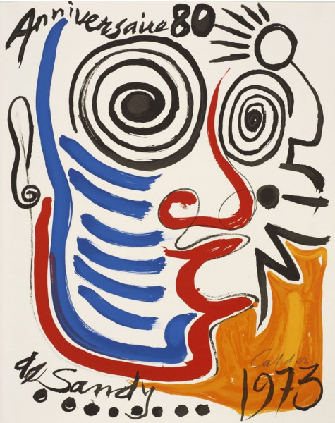 Alexander Calder, From « L’Émerveillé merveilleux, Hommage à Joan Miró », 1973