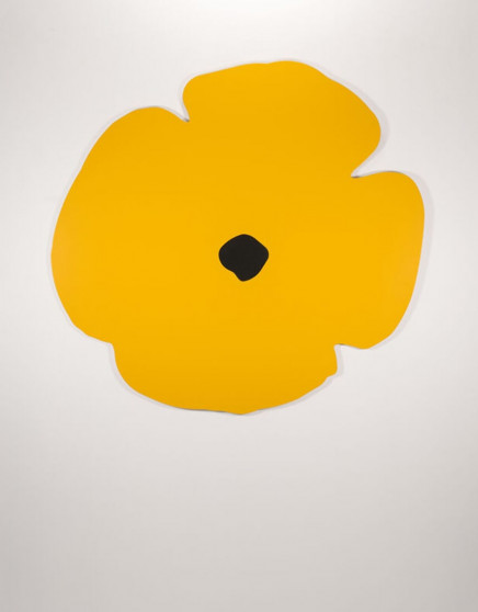 Wall Poppies (Yellow) by Donald Sultan