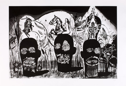 Damien Deroubaix, Damnés 1, 2017