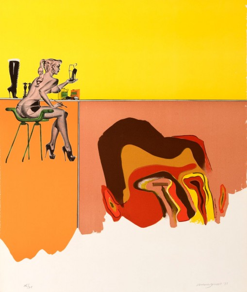 Allen Jones, Plate 2, from the Portfolio “Album”, 1971