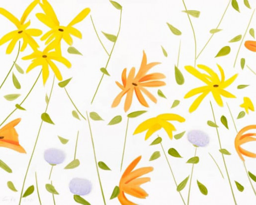 Alex Katz, Summer Flowers 2, 2017